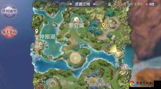 完美世界手游顽皮猴打卡攻略！坐标必藏点+隐藏路线全公开