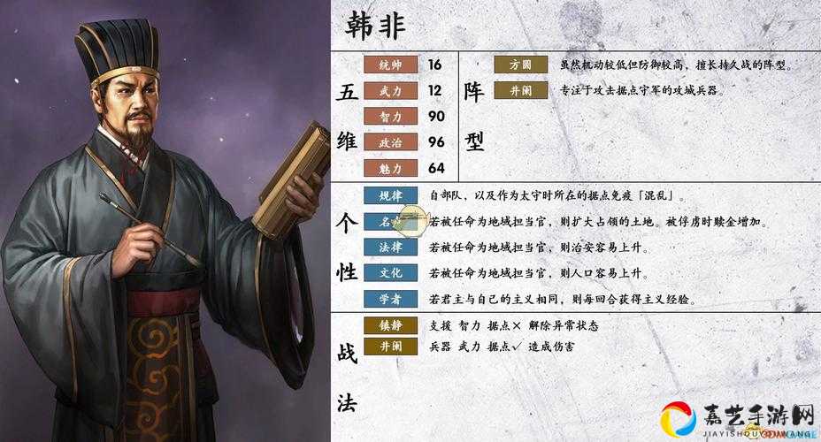 爆肝整理！韩非属性满级速成手册桑海求学五项技能速刷技巧